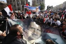 Photo of Video- Syrians hold pro-Assad rally