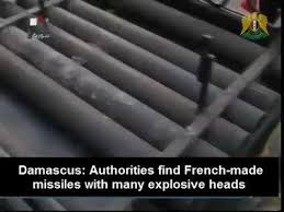 Photo of Video- Damascus Authorities Find French Made Missiles