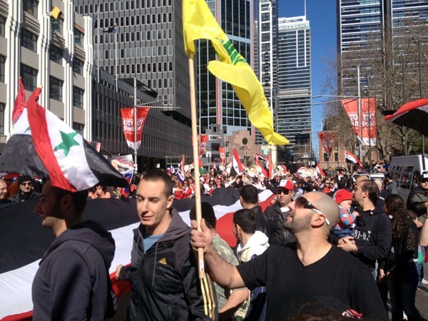 Photo of Video- Thousands rally to support Assad in Sydney