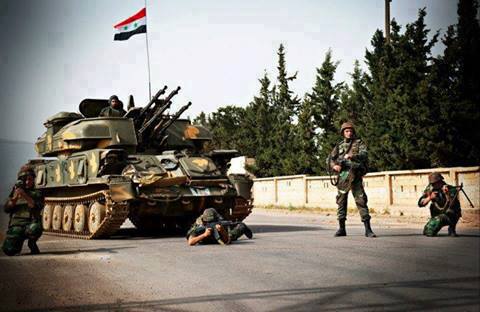 Photo of Syrian Army units advance in Yabroud farms