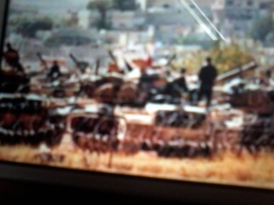 Photo of Alleged that Al-Qaeda terroirsts entered Syrian Soil under protection of Turkish Tanks