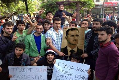Photo of People of Liwa Iskenderun protest Erdogan government’s practices against Syria