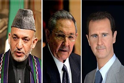 Photo of President al-Assad receives congratulatory cables from Presidents of Cuba and Afghanistan