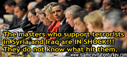 Photo of The masters who support terrorists in Syria and Iraq are IN SHOCK!!!