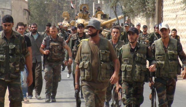 Photo of Syrian army push against intruding terrorists persists