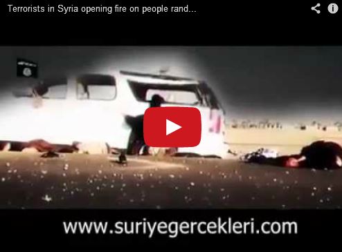 Photo of Footage revealed terrorists in Syria opening fire on ordinary People randomly
