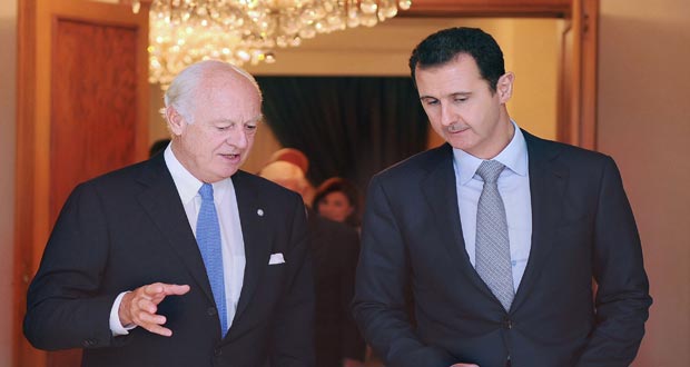 Photo of President al-Assad: Syria is ready to provide cooperation to make de Mistura’s mission a success
