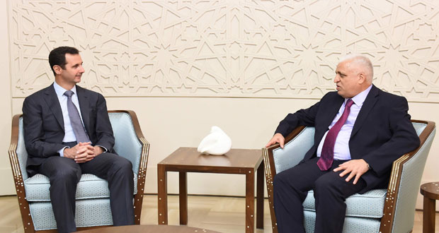 Photo of President al-Assad to Iraqi envoy: Syria proceeding resolutely in its war against terrorism