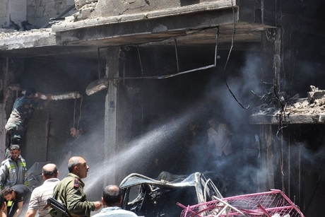 Photo of Bomb Blast in Homs Claims Dozens of Martyrs, Injured
