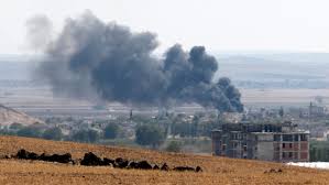 Photo of Kobani Battle Rages as First Peshmerga Group to Head for Town