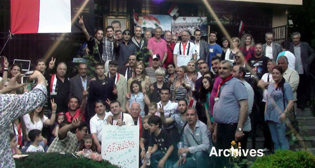 Photo of Syrians abroad renew standing by homeland in face of terrorism