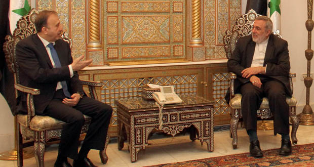 Photo of Speaker al-Laham meets Advisor to Iranian Shura Council Speaker