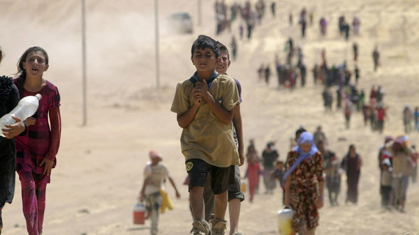 Photo of Syrian civilians unable to escape conflict