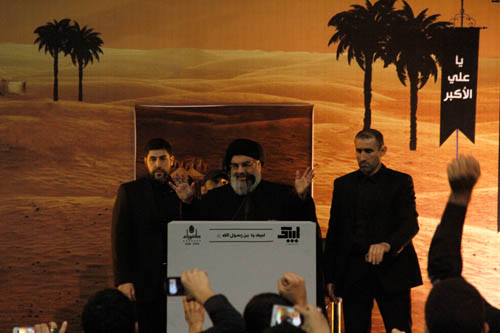 Photo of Sayyed Nasrallah Appears in Person from Sayyed Shuhada Complex: Our Battle is with Takfiris, ’Israel’