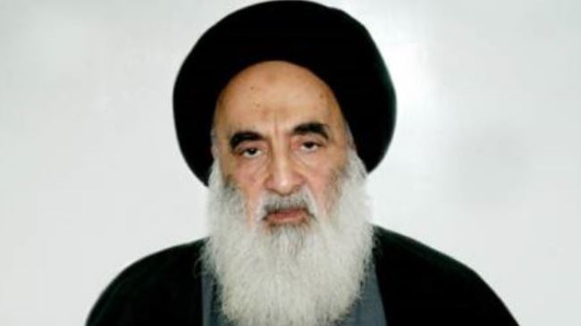 Photo of Grand Ayatollah Ali al-Sistani: ISIL threatening Samarra