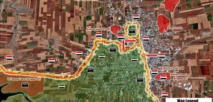 Photo of Dara’a Battle Map: The Syrian Army Recaptures the East District of Sheikh Miskeen