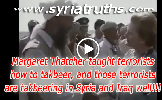 Photo of Video shows Margaret Thatcher is teaching terrorists how to takbeer!!!