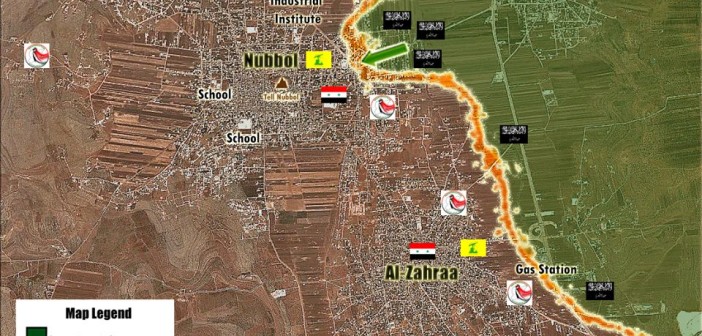 Photo of Battle Map of Al-Zahra and Nubl: Details from the Battlefield