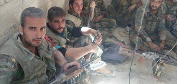 Photo of Syrian Army on the move in Idlib