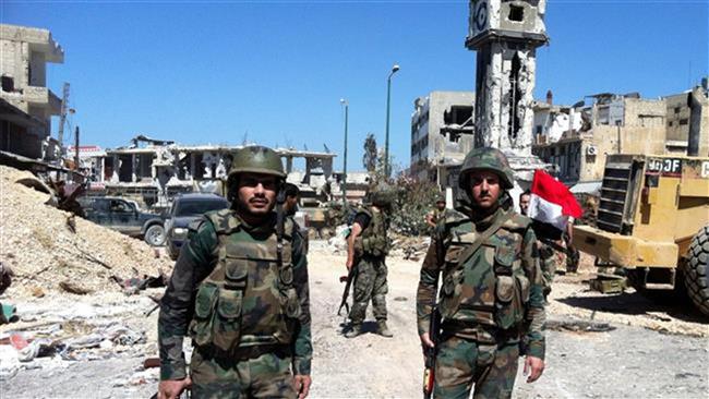 Photo of Syria army and Hezbollah clear southwest of country of terrorists