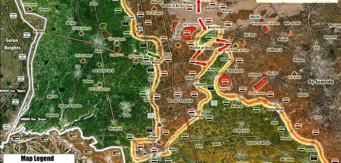 Photo of Battle Map of NE Dara’a: Syrian Army Offensive Begins With 5 Villages Captured