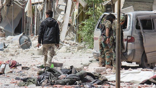 Photo of Syrian army air raids target northwestern terrorist-held town