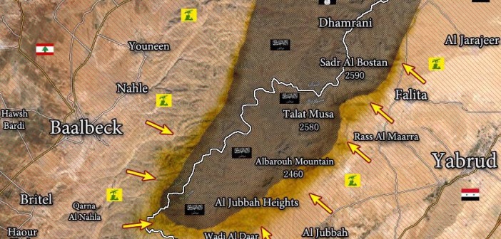 Photo of Map of West Qalamoun: Hezbollah Advances on Jubbah Heights