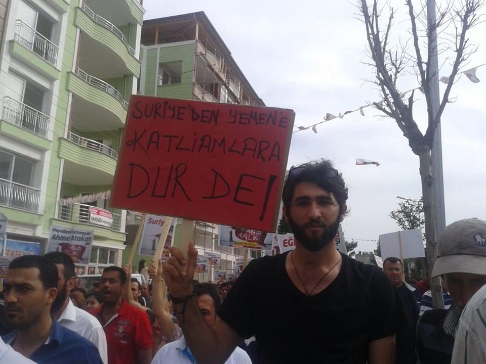 Photo of Thousands of People in Hatay Serinyol marched in support of Syria, condemned terrorists