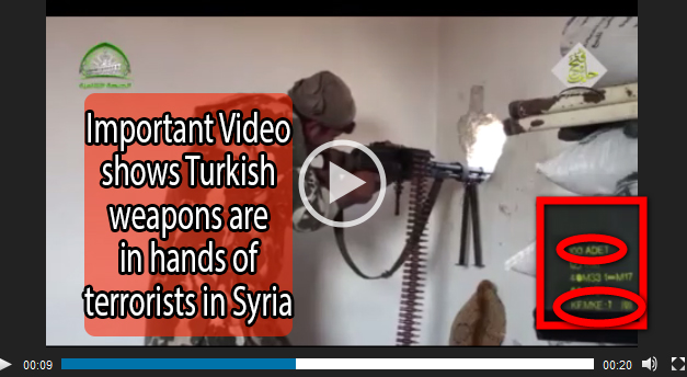 Photo of Important Video shows Turkish weapons are in hands of terrorists in Syria