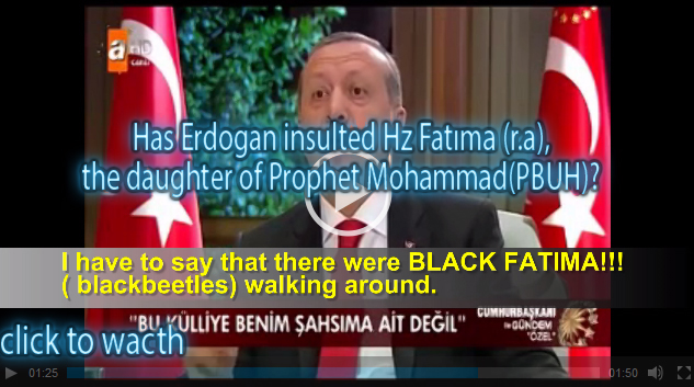Photo of Shocking Video Shows Erdogan is Insulting Hz Fatıma the Daughter of Prophet Mohammad pbuh.
