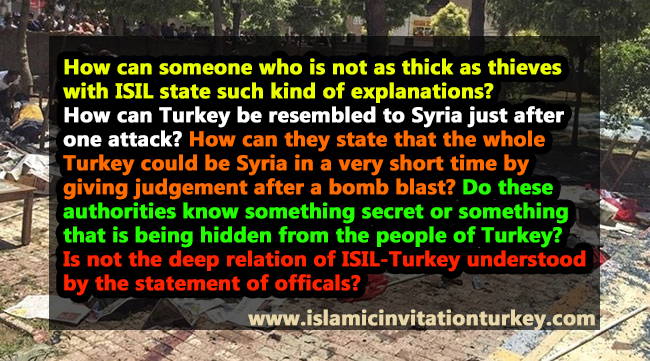 Photo of Statement of the MP of the ruling party, AKP, of Turkey raised some serious questions about the Suruc massacre.