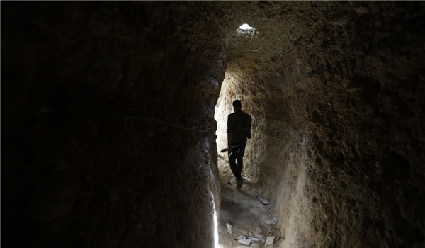 Photo of Terrorists’ Tunnel Destroyed by Syrian Army in Deir Ezzur