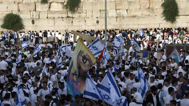 Photo of Israeli settlers stage controversial march in East al-Quds
