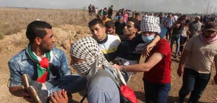 Photo of 3 Palestinians injured During weekly marches in Qalqilia and Gaza