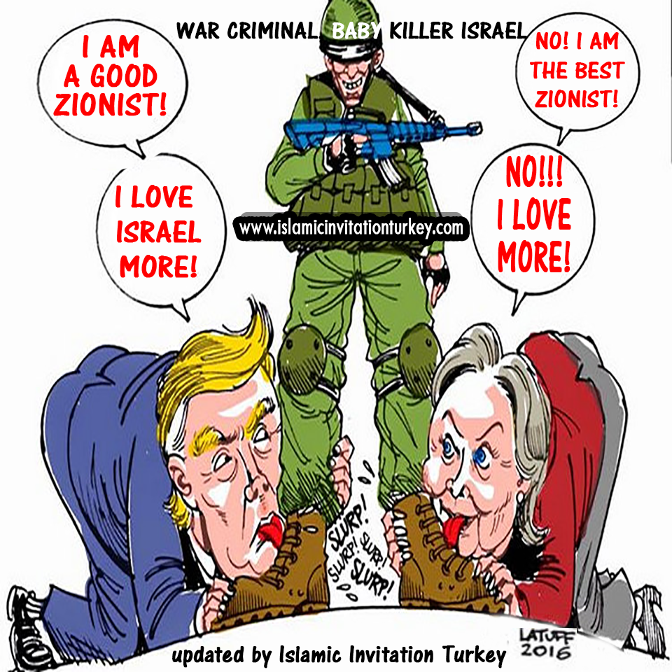 Photo of Zionist Clinton, “our closest ally in the region and we have a moral obligation to defend them,”