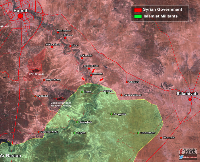Photo of Syrian Army restores Ramliyah in east Hama – Map update