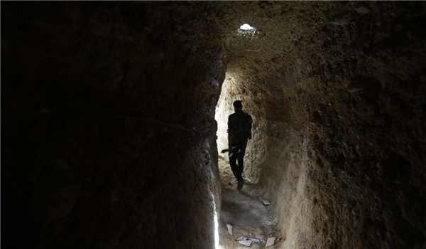Photo of Terrorists’ Tunnel Attack in Damascus Countryside of Harasta Foiled