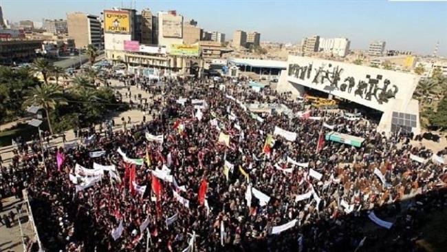 Photo of Thousands defy govt. ban to rally in Baghdad