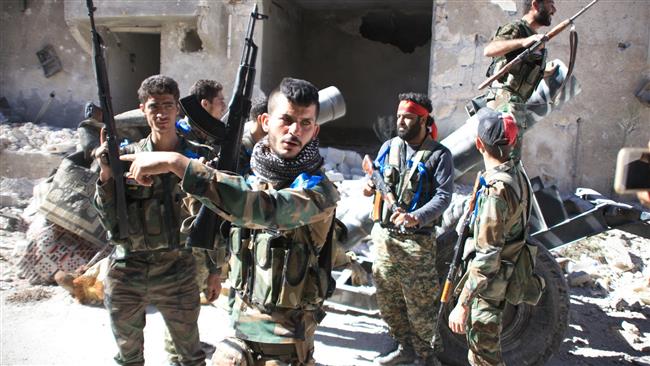 Photo of Syrian forces in fierce battles with militants in Aleppo