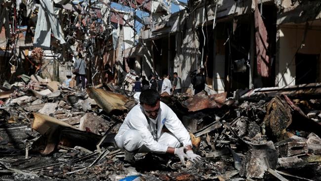 Photo of Saudi bombing of Yemen funeral ‘apparent war crime’: HRW