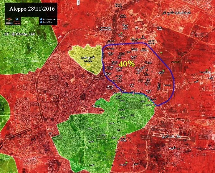 Photo of Complete battlefield update from east Aleppo: map