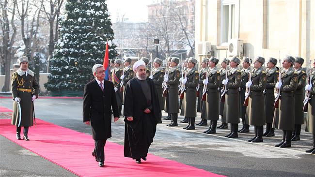 Photo of Iranian president in Armenia on first leg of Central Asia tour