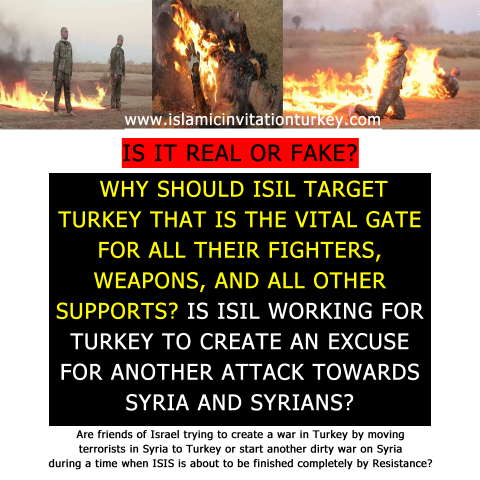 Photo of Did Turkey give the order to ISIL to burn Turkish soldiers or it was fake?