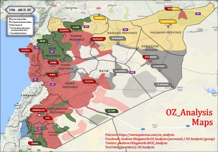 Photo of Complete map of Syria War: mid-June update