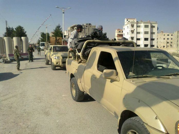 Photo of PHOTOS: Syrian troops arrive to defend newly liberated land in rural Raqqa