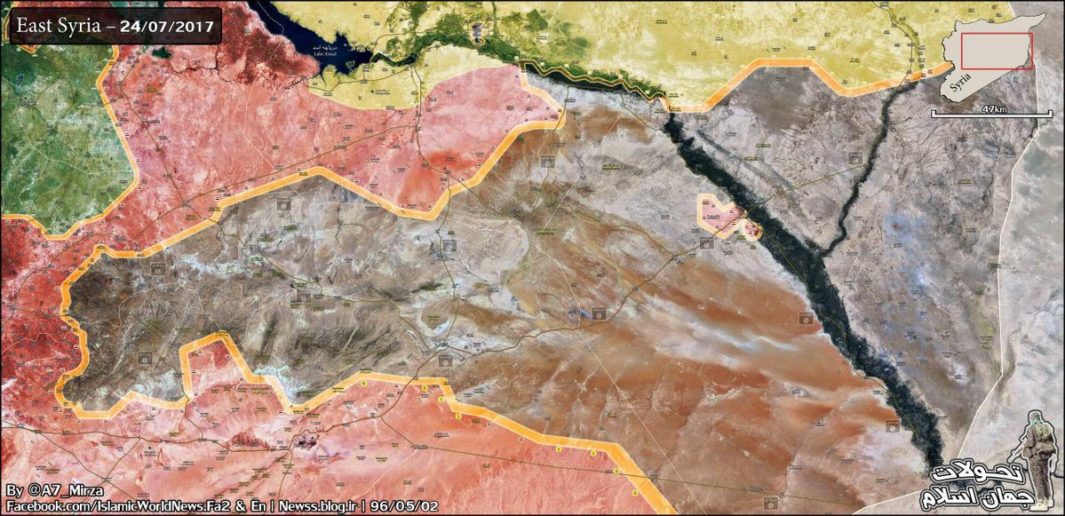 Photo of ISIL’s reign over central Syria grows smaller by the day: map