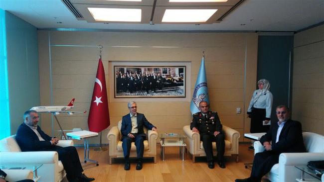 Photo of Chief of staff of Iran’s Armed Forces visiting Turkey
