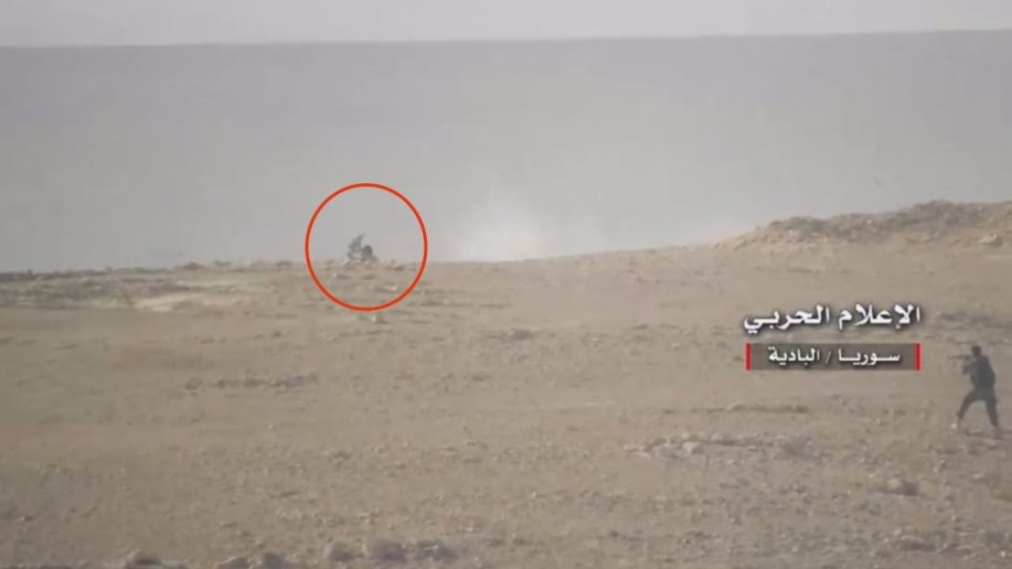 Photo of Up close footage of the Syrian Army advancing in the Humaymah area near Deir Ezzor