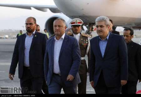 Photo of Moldavian president in Tehran to attend Rouhani inauguration