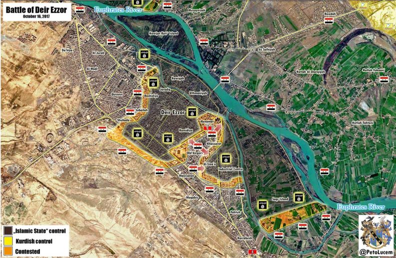 Photo of ISIL’s reign over Deir Ezzor City is coming to an end: map